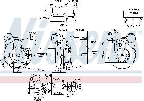 Nissens 93340 - Kompresors, Turbopūte www.autospares.lv