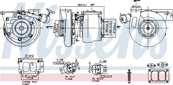 Nissens 93332 - Kompresors, Turbopūte www.autospares.lv