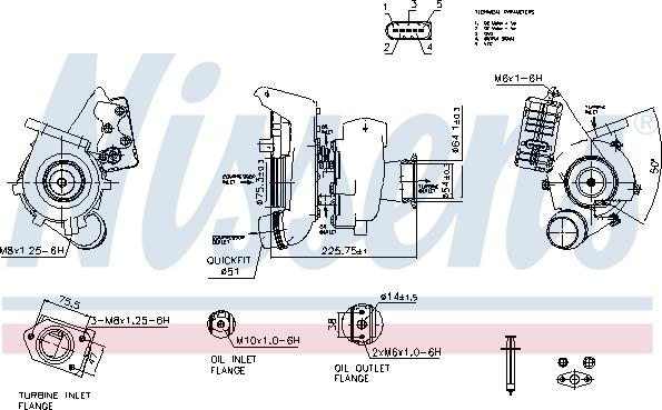 Nissens 93328 - Kompresors, Turbopūte autospares.lv