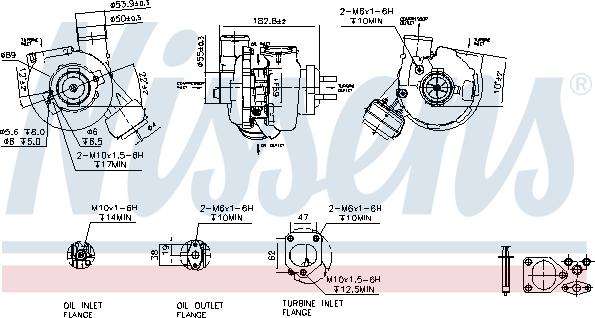 Nissens 93245 - Kompresors, Turbopūte www.autospares.lv