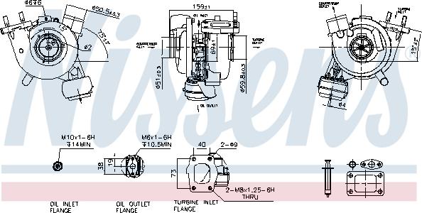 Nissens 93247 - Kompresors, Turbopūte www.autospares.lv