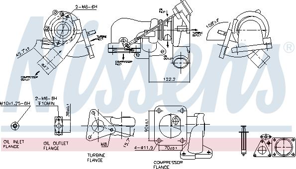 Nissens 93251 - Kompresors, Turbopūte www.autospares.lv