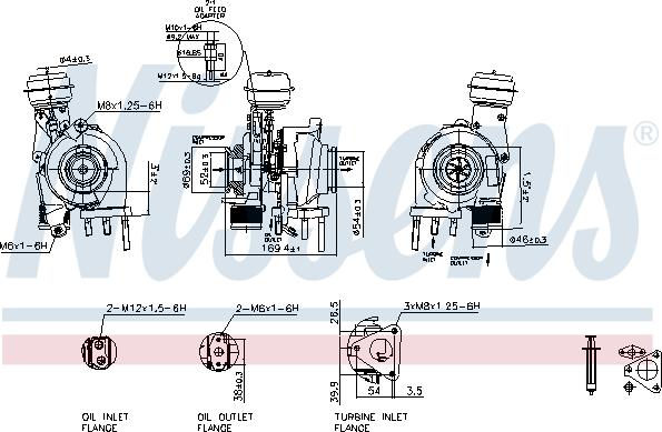 Nissens 93201 - Kompresors, Turbopūte www.autospares.lv