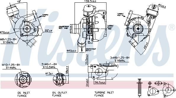 Nissens 93203 - Kompresors, Turbopūte www.autospares.lv