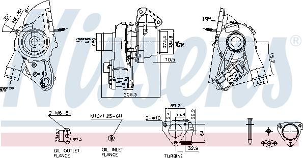 Nissens 93284 - Kompresors, Turbopūte www.autospares.lv