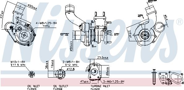 Nissens 93238 - Kompresors, Turbopūte autospares.lv