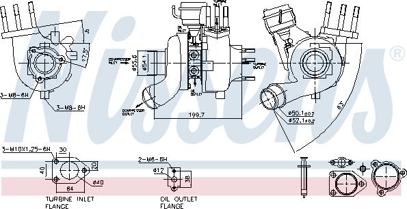 Nissens 93228 - Kompresors, Turbopūte www.autospares.lv