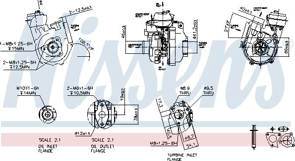 Nissens 93223 - Kompresors, Turbopūte autospares.lv