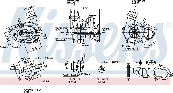 Nissens 93275 - Kompresors, Turbopūte autospares.lv