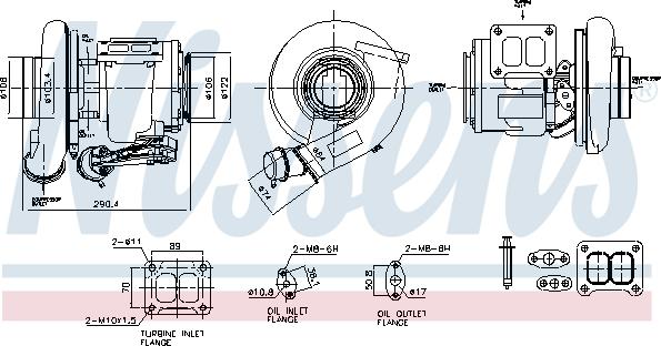 Nissens 93756 - Kompresors, Turbopūte www.autospares.lv