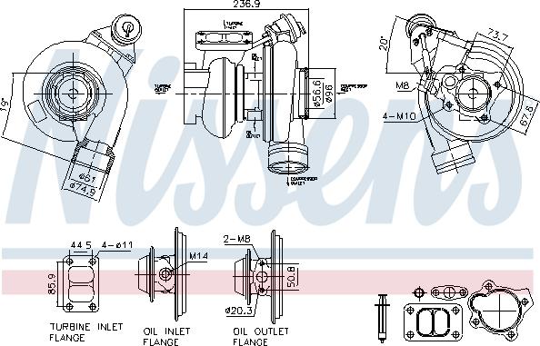 Nissens 93757 - Kompresors, Turbopūte www.autospares.lv