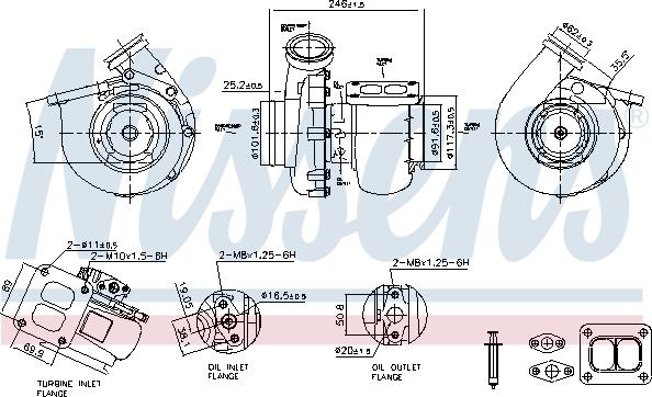 Nissens 93712 - Kompresors, Turbopūte www.autospares.lv