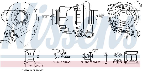 Nissens 93717 - Kompresors, Turbopūte www.autospares.lv