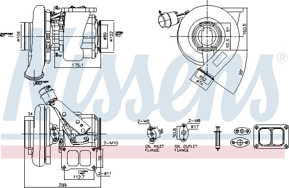 Nissens 93739 - Kompresors, Turbopūte www.autospares.lv