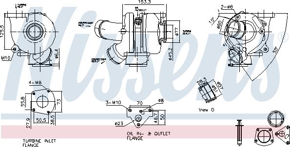 Nissens 93729 - Турбина, компрессор www.autospares.lv