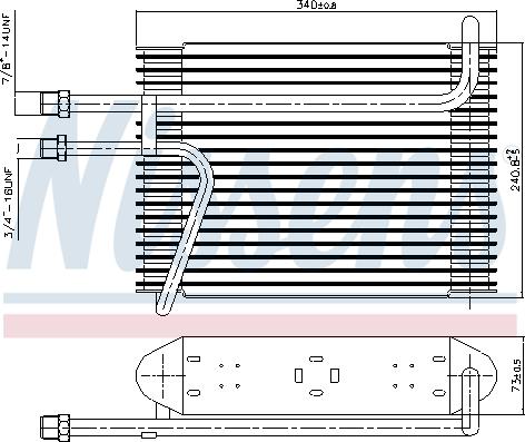 Nissens 92155 - Iztvaikotājs, Gaisa kondicionēšanas sistēma www.autospares.lv