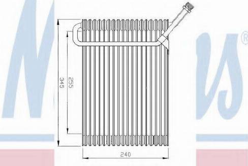 Nissens 92180 - Iztvaikotājs, Gaisa kondicionēšanas sistēma www.autospares.lv