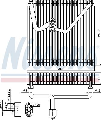 Nissens 92339 - Iztvaikotājs, Gaisa kondicionēšanas sistēma www.autospares.lv