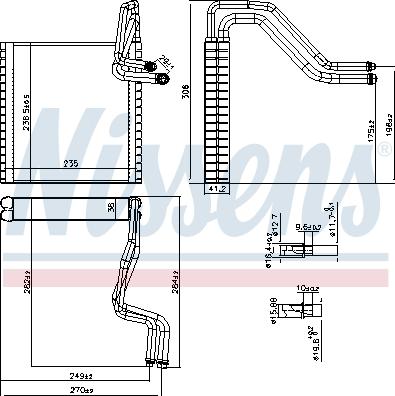 Nissens 92372 - Iztvaikotājs, Gaisa kondicionēšanas sistēma www.autospares.lv