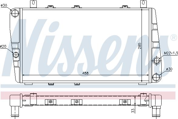 Nissens 699386 - Radiators, Motora dzesēšanas sistēma www.autospares.lv