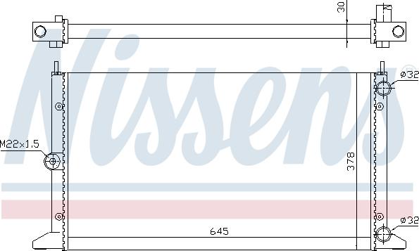 Nissens 699795 - Radiators, Motora dzesēšanas sistēma www.autospares.lv