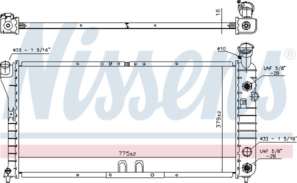 Nissens 691051 - Radiators, Motora dzesēšanas sistēma www.autospares.lv