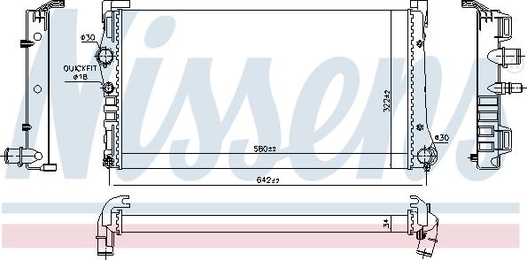 Nissens 692936 - Radiators, Motora dzesēšanas sistēma www.autospares.lv