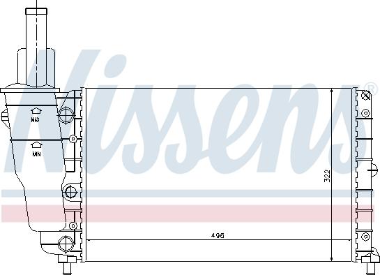 Nissens 692895 - Radiators, Motora dzesēšanas sistēma www.autospares.lv