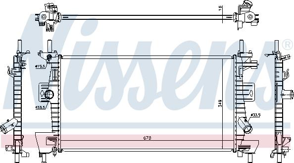 Nissens 69237 - Radiators, Motora dzesēšanas sistēma www.autospares.lv