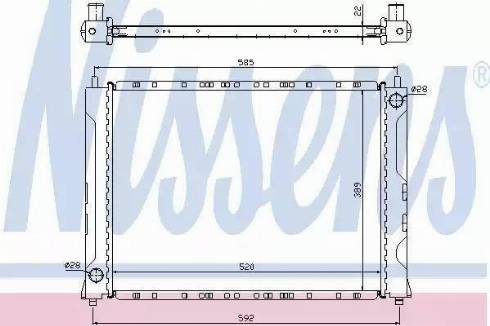 Nissens 64216 - Radiators, Motora dzesēšanas sistēma www.autospares.lv