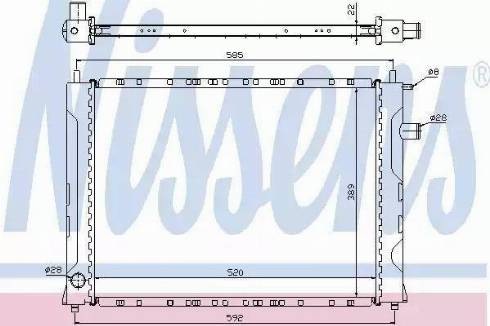 Nissens 64211 - Radiators, Motora dzesēšanas sistēma www.autospares.lv