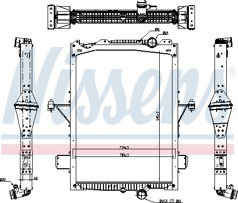 Nissens 65624 - Radiators, Motora dzesēšanas sistēma www.autospares.lv