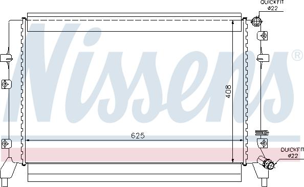 Nissens 65294 - Radiators, Motora dzesēšanas sistēma www.autospares.lv