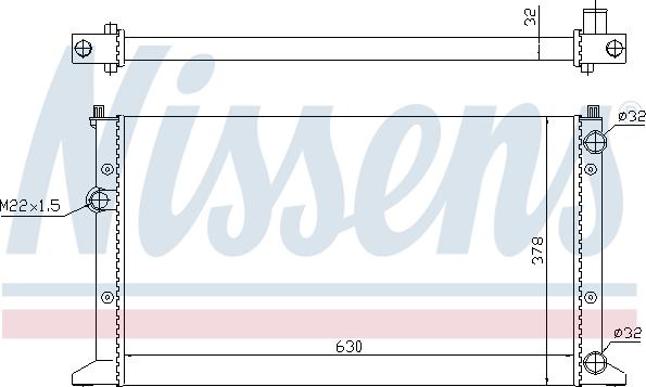 Nissens 698242 - Radiators, Motora dzesēšanas sistēma www.autospares.lv