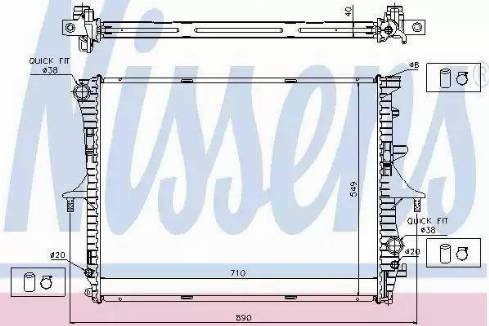 Nissens 65276 - Radiators, Motora dzesēšanas sistēma www.autospares.lv