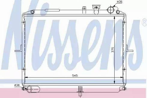 Nissens 66611 - Radiators, Motora dzesēšanas sistēma www.autospares.lv