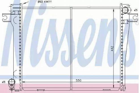 Nissens 60663 - Radiators, Motora dzesēšanas sistēma www.autospares.lv