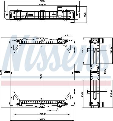 Nissens 606775 - Radiators, Motora dzesēšanas sistēma www.autospares.lv