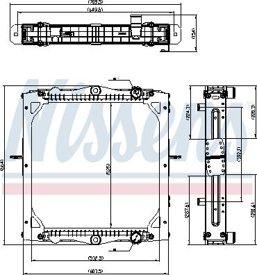 Nissens 606776 - Radiators, Motora dzesēšanas sistēma www.autospares.lv