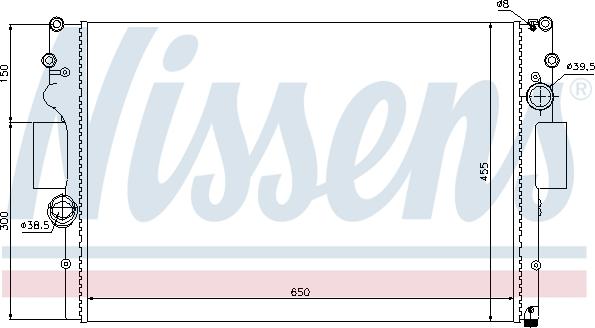 Nissens 693159 - Radiators, Motora dzesēšanas sistēma www.autospares.lv