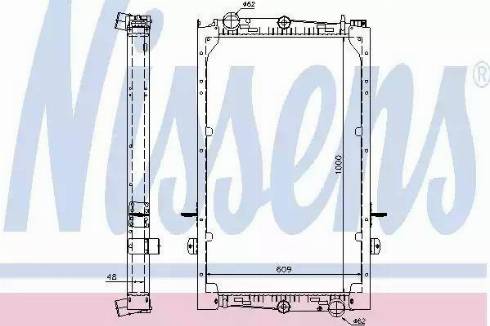 Nissens 61446A - Radiators, Motora dzesēšanas sistēma www.autospares.lv