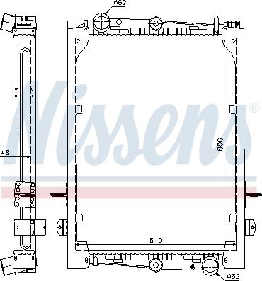 Nissens 61440A - Radiators, Motora dzesēšanas sistēma www.autospares.lv