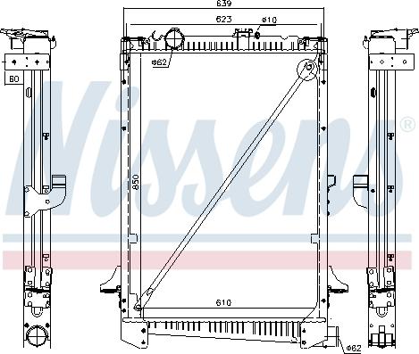 Nissens 61441A - Radiators, Motora dzesēšanas sistēma www.autospares.lv