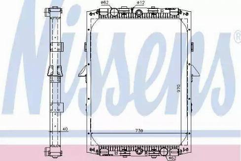 Nissens 61419 - Radiators, Motora dzesēšanas sistēma www.autospares.lv