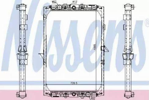 Nissens 61417 - Radiators, Motora dzesēšanas sistēma www.autospares.lv