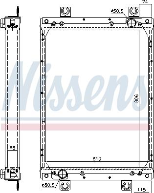 Nissens 61439A - Radiators, Motora dzesēšanas sistēma www.autospares.lv