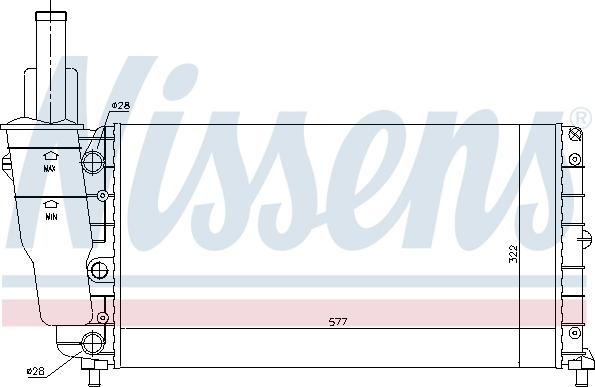 Nissens 698778 - Radiators, Motora dzesēšanas sistēma www.autospares.lv