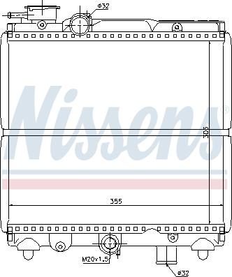 Nissens 695178 - Radiators, Motora dzesēšanas sistēma www.autospares.lv