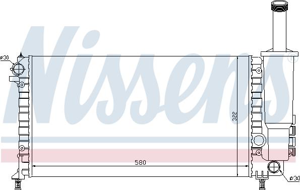 Nissens 691950 - Radiators, Motora dzesēšanas sistēma www.autospares.lv