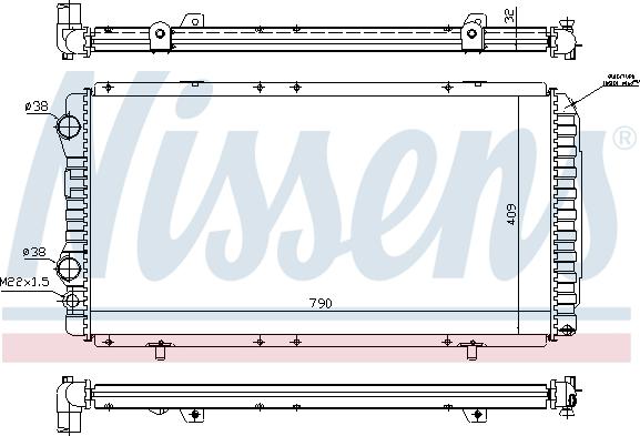 Nissens 691287 - Radiators, Motora dzesēšanas sistēma www.autospares.lv